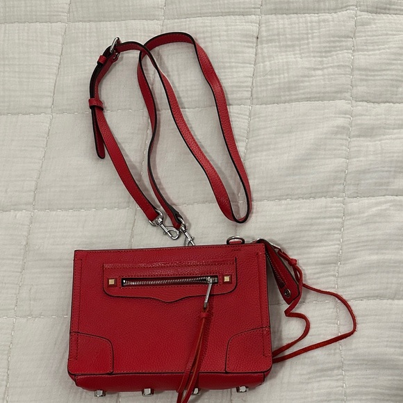 Rebecca Minkoff Vibrant Red Crossbody Bag (like new) - Picture 4 of 14